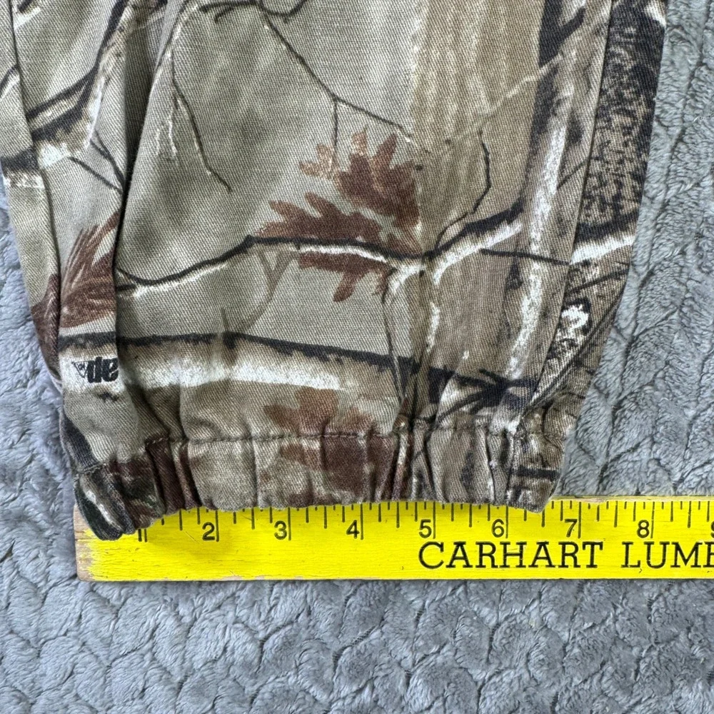 Realtree AP Camo Cargo Pants Youth Size L 10/12 All Purpose Camouflage Joggers